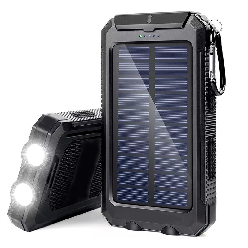 20000Mah Solar Charging Power Bank, Dual USB Output Port Multicharger Power Bank with Flashlight, Portable Wireless Car Charger, Solar Power Bank Charger for Iphone, Smartphone Charging Accessories ,Easter Gift