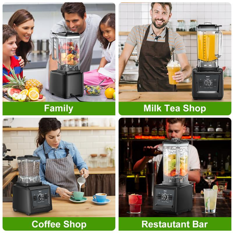 (Live)Professional 75Oz & 68Oz Blender, BPA Free 2 Containers Countertop Blenders Ice Crushing, Juice Smoothies,Grinder Combo 25000RPM Powerful Crusher Machine/Smoothielover/Smarthome/Healthyliving