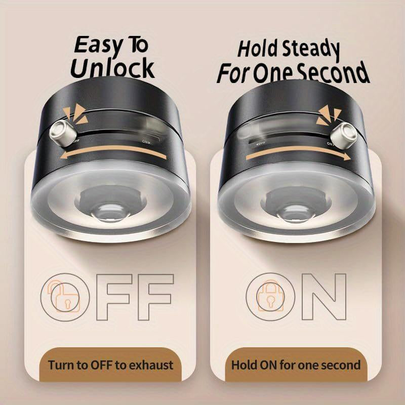 Vacuum Magnetic Phone Holder Stand-Foldable & Retractable Mount with Strong Magnetic Suction, Portable Phone Stand for Mirror Car Gym & Multi-Scene Use, Bubble-Free, Spotless Screen Design