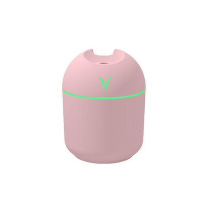 Mini Luminous Cool Mist Humidifier, 2-In-1 Humidifier & Essential Oil Diffuser, Turn Your Bedroom into a Fresh Calming Aromatherapy Oasis! Super Quiet - Ideal for Office, Home, Bedroom,Car